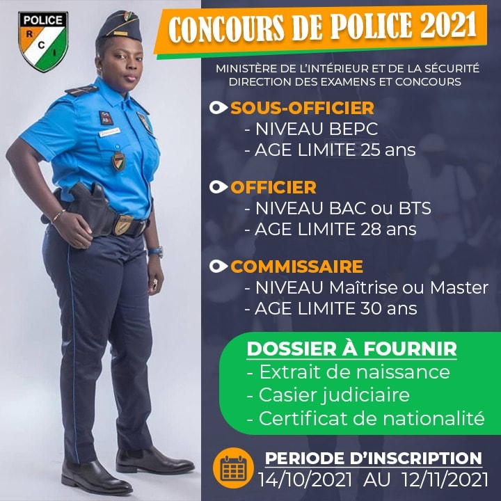 Sécurité Voici les conditions pour être candidat au concours de la police nationale Laurore